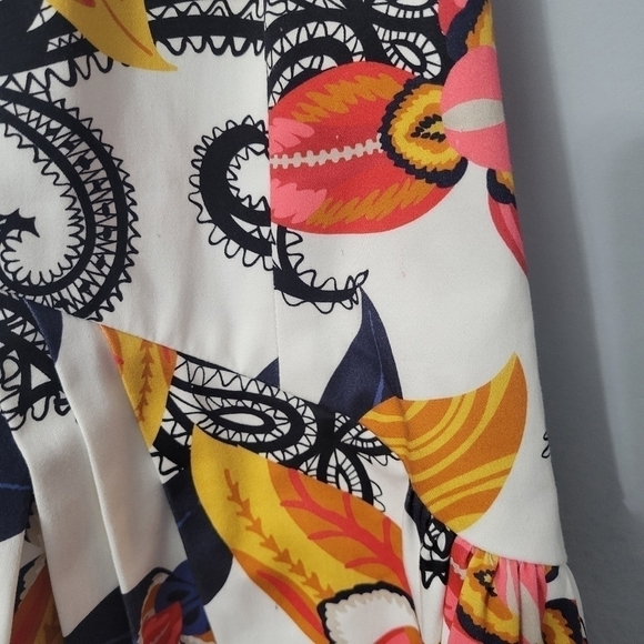 Thakoon Floral Print Fit and Flare Button Down Dress - Picture 5 of 13